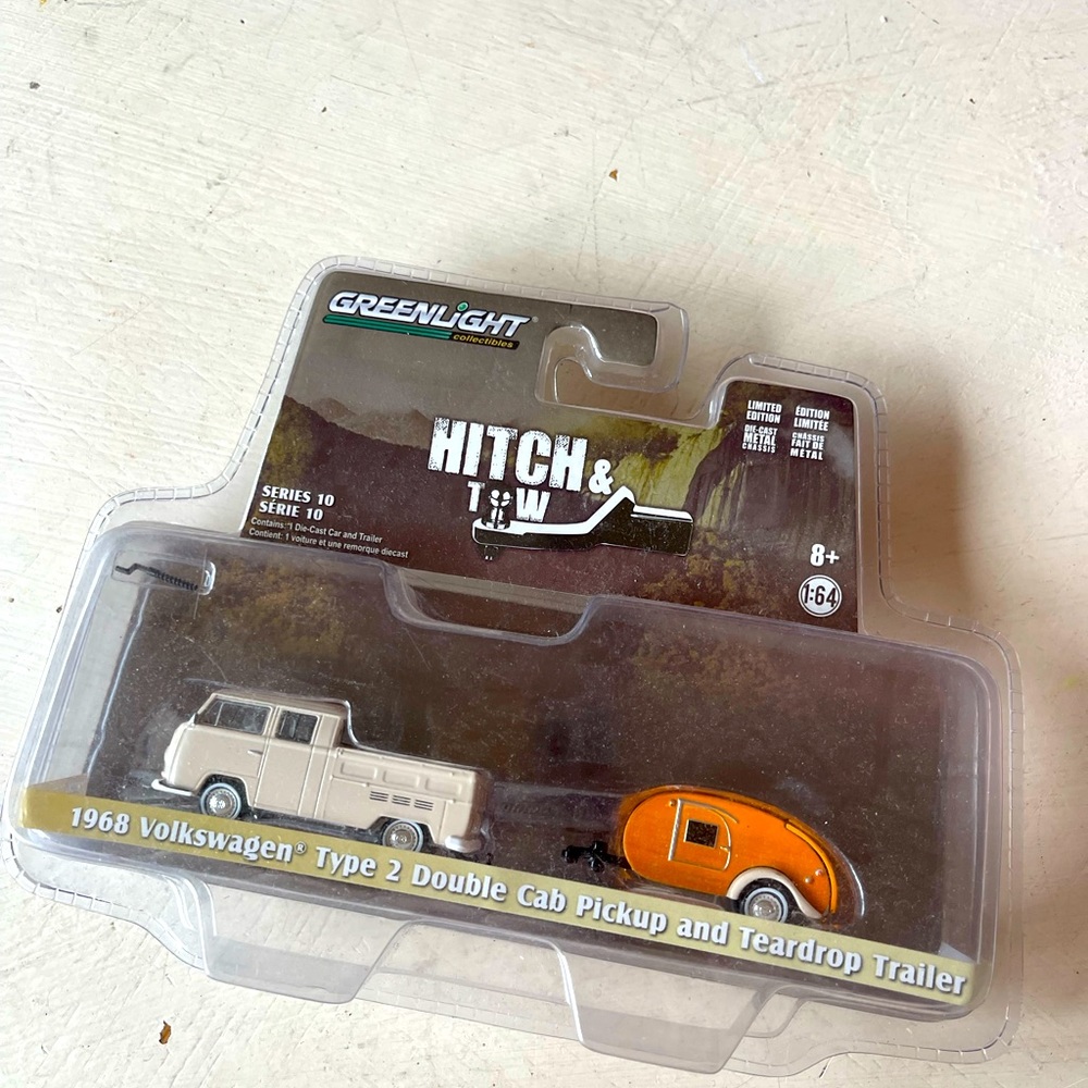 Green light VW collector toy 1968 double cab